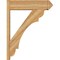 Ekena Millwork Olympic Rough Sawn Arts and Crafts Outlooker, Western Red Cedar, 8"W x 30"D x 38"H OUT08X30X38OLY03RWR - alternate 4